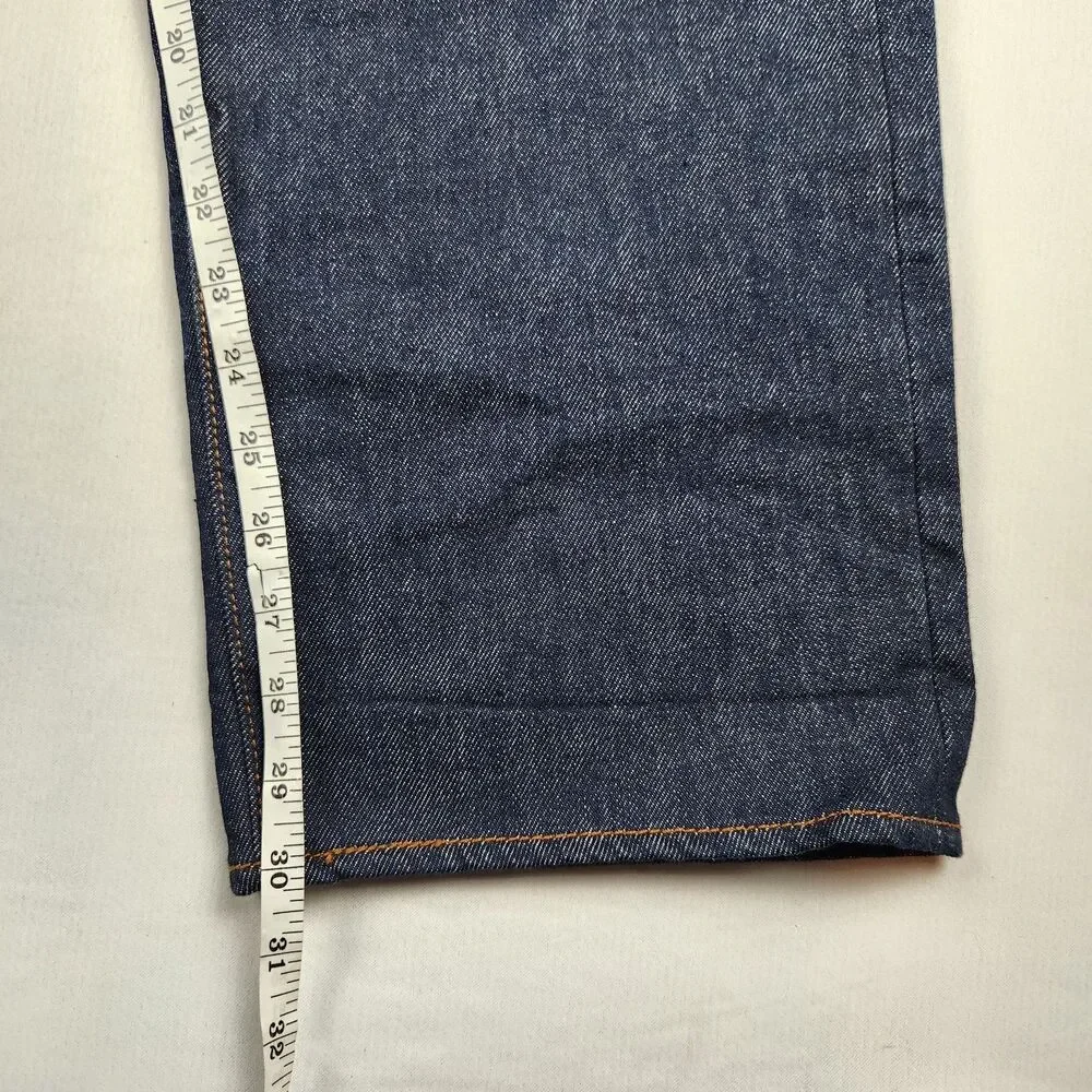 Levis 501XX Jeans Mens 38x30 Dark Wash Button-Fly Shrink-to-Fit Heavy Streetwear